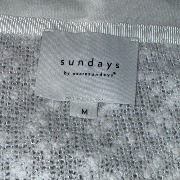 Sundays Cream Textured Hooded Sweater - Picture 2 of 11